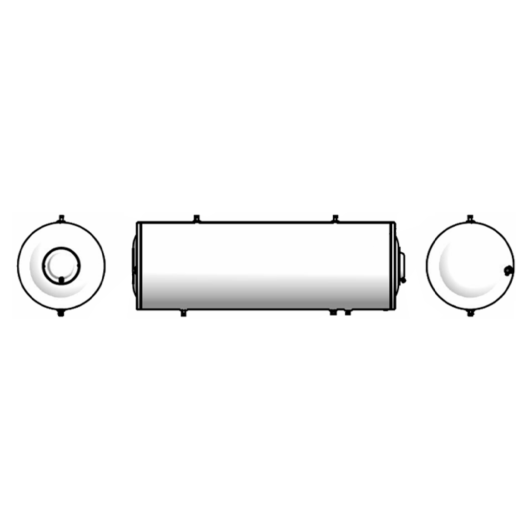 Accum. Thermosiphon WTL 200 - STAINLESS STEEL