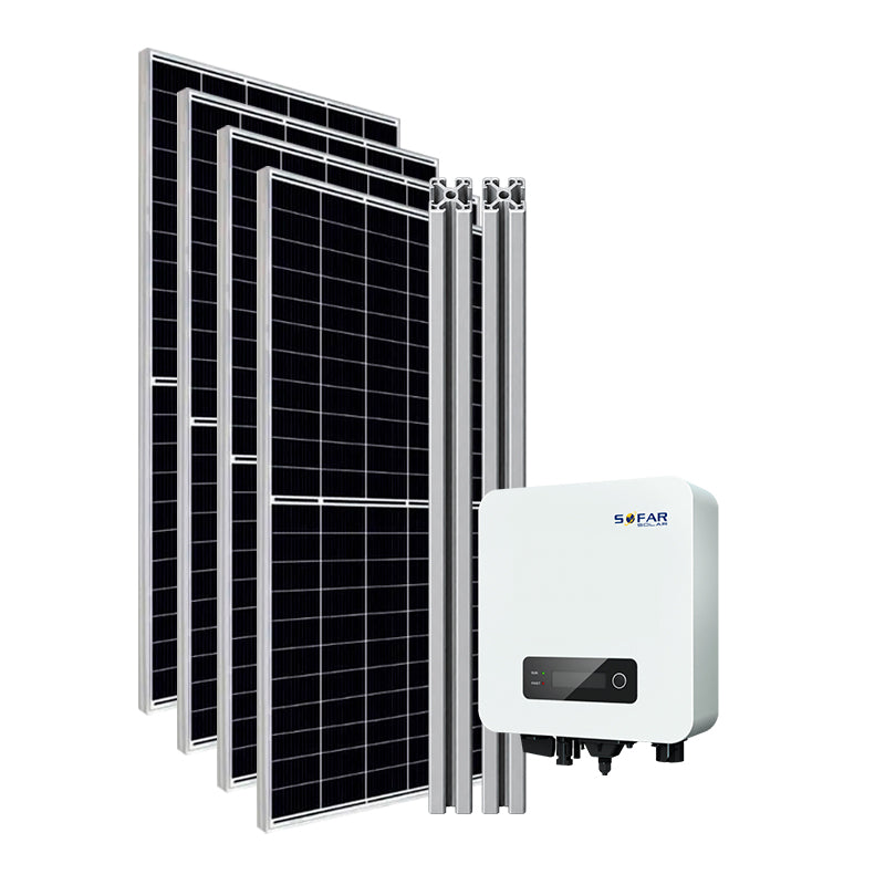 Sistema Autoconsumo Monofásico 2,2 kW - Cobertura Inclinada