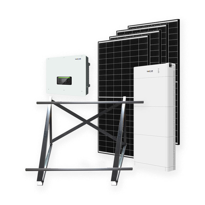 Sistema Autoconsumo Hibrído Trifásico Placa 6.3kW